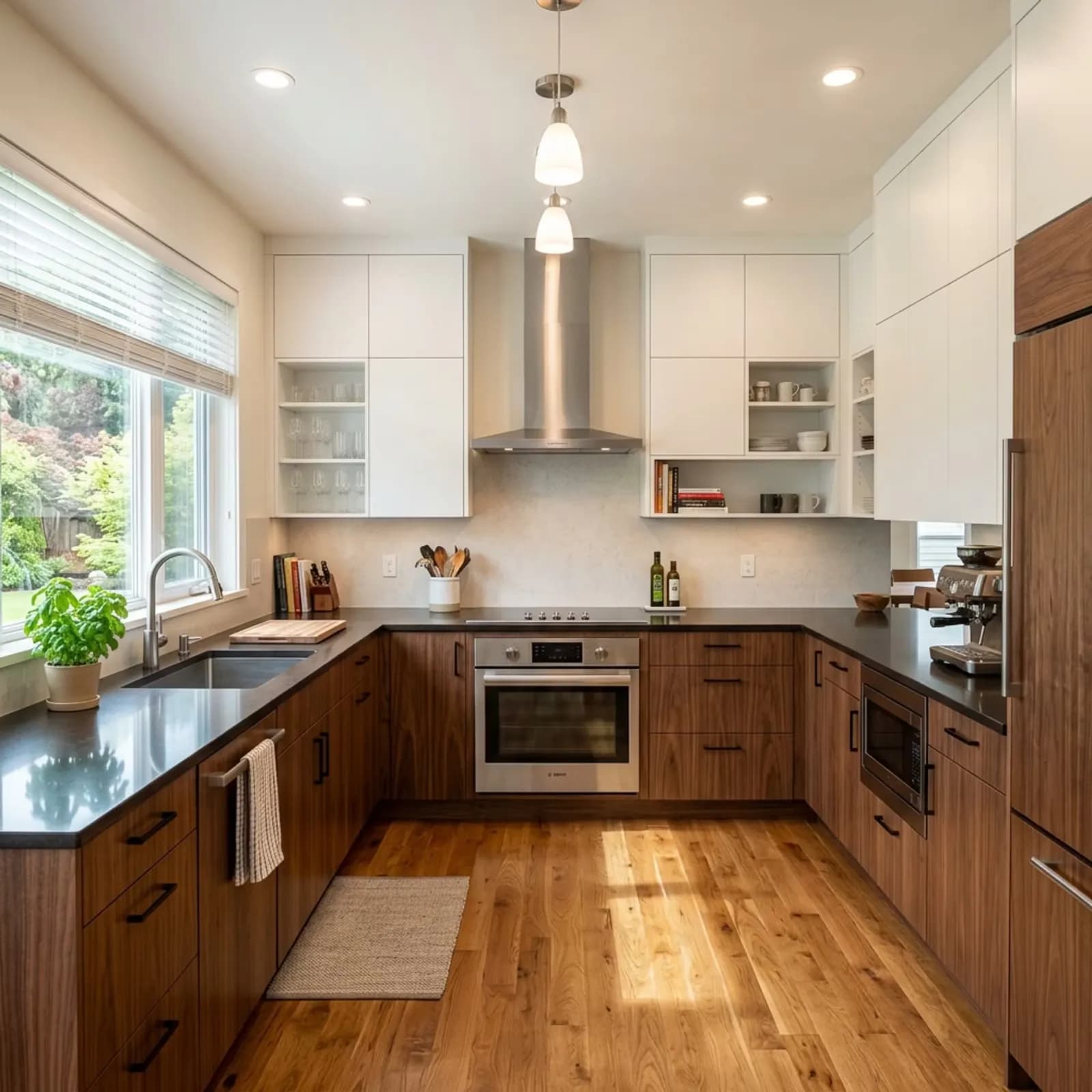 C-Shape Modular Kitchen
